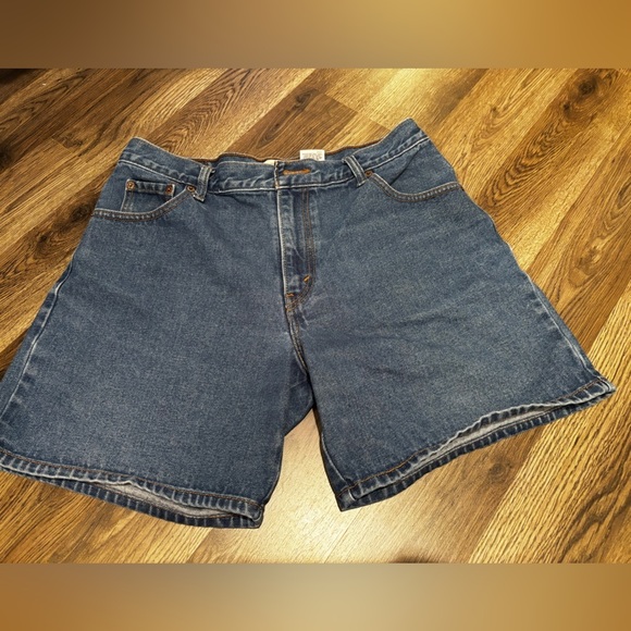 Levi's Women's Blue Jean Shorts size 14 jorts denim school classic basic 550 - Picture 4 of 12